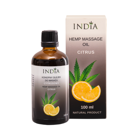 INDIA Kender Masszzsolaj - Citrus (100 ml)